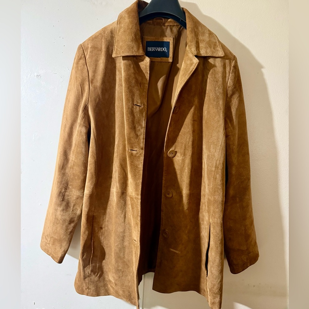 Bernardo Tan Suede Outerwear